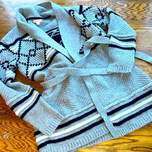 Wrap sweater